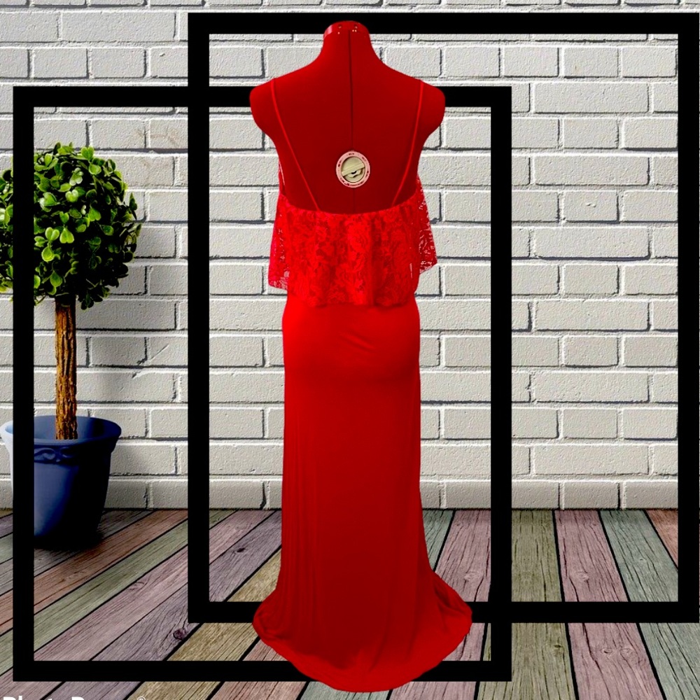 LOVE CULTURE maxi dress orange in medium - Picture 3 of 6